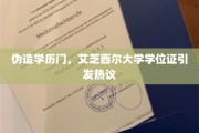 艾芝西尔大学学历风波，伪造学位证真相背后，揭秘人才市场信任危机
