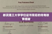 揭开都灵理工大学学位证书的神秘面纱，一段不为人知的传奇历程