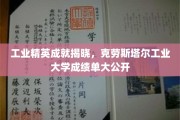 工业巨头荣耀揭晓，克劳斯塔尔工业大学卓越成就全景展露