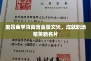里昂商学院文凭，点亮职场精英的未来名片