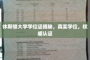 休斯顿大学学位证背后的真实认证与权威解析