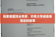 揭开约克大学卓越成就背后的神秘面纱