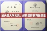 埃夫里大学文凭，开启全球教育新纪元
