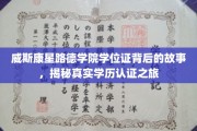 威斯康星路德学院学位证传奇，揭秘学历认证的非凡之旅