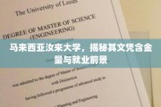 马来西亚汝来大学，揭秘高含金量文凭背后的就业潜力