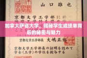 解码萨省大学成绩单，探索学术成就的奥秘与风采