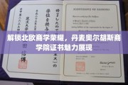 北欧商学之光，奥尔胡斯商学院证书引领职场新篇章