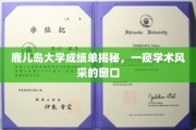 鹿儿岛大学成绩单揭秘，一窥学术风采的窗口