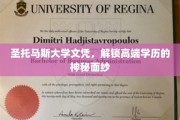 圣托马斯大学文凭，揭秘高端学历的尊贵钥匙