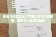 解码马德里大学卓越成绩单，探寻学术精英的成长足迹
