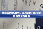 新加坡MDA文凭，解锁全球职场大门的璀璨钥匙