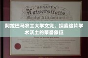 阿拉巴马农工大学文凭，解锁学术殿堂的荣耀印记