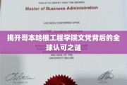 全球通行证背后的哥本哈根工程学院，揭秘国际化教育新趋势