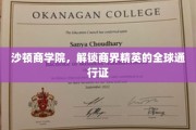 商界精英的环球钥匙，沙顿商学院的卓越之旅