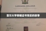 首尔大学证书之谜，揭秘荣耀背后的真实历程