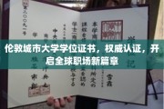 伦敦城市大学权威学位，助力国际职场梦想起航