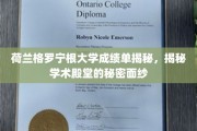 揭开荷兰格罗宁根大学成绩单背后的学术奥秘