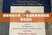 驹泽大学成绩单，探寻背后深刻故事与成长启示