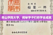 探索青山学院大学，学子们的卓越学术之旅