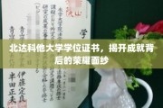 探寻北达科他大学荣耀证书背后的辉煌成就
