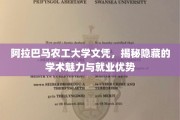 阿拉巴马农工大学，文凭背后的学术魅力与职场光芒
