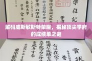威斯敏斯特荣耀揭秘，一窥顶尖学府的卓越成就