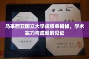 马国国立大学成绩单解码，实力与荣耀的显证