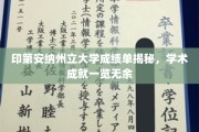 揭秘印第安纳州立大学真实成绩单，学术实力大公开