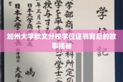 解码加州大学欧文分校，学位证书背后的传奇之旅