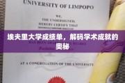 解锁埃夫里大学成绩单，揭秘学术卓越的密码