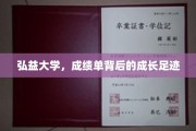 弘益学子，成绩单映照下的青春足迹