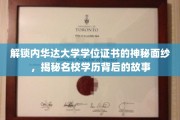 揭开内华达大学学位证书的神秘面纱，探寻名校背后的真实故事