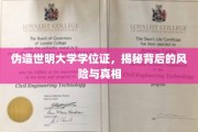 伪造学历的黑色产业链，世明大学学位证之谜，风险与真相大起底