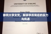 静冈大学文凭，揭秘学历背后的无限潜能与机遇